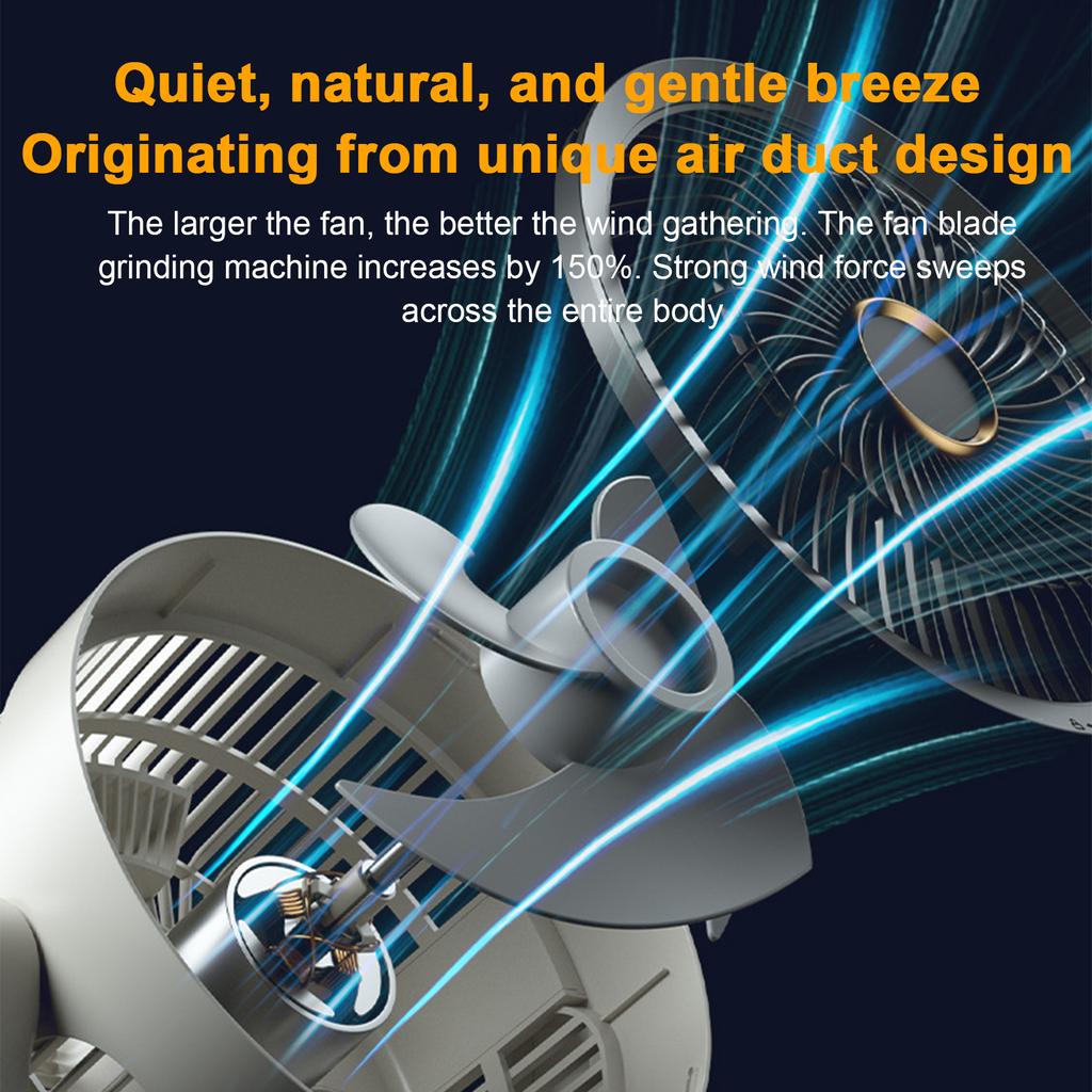 Electric Cooling  fant   Circulating Desk Fan for   Use with Night Light