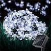 5M 20LED Solar String Lights Outdoor Waterproof 8 Mode Battery Operated Cherry Flower Light Christmas Garden Party Decoration