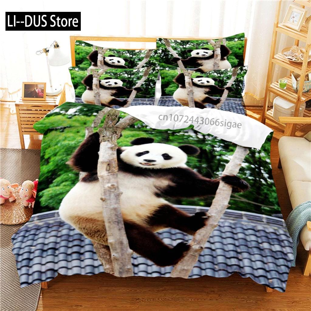 National Treasure Panda Bedding Set Duvet Cover Set 3d Bedding Digital Printing Queen Size Bedding Set Fashion Design