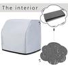 Multipurpose Polyester Sewing Machine Dust Cover with Storage Pocket and Top Handles Overlock Sewing Machine Dust Cover