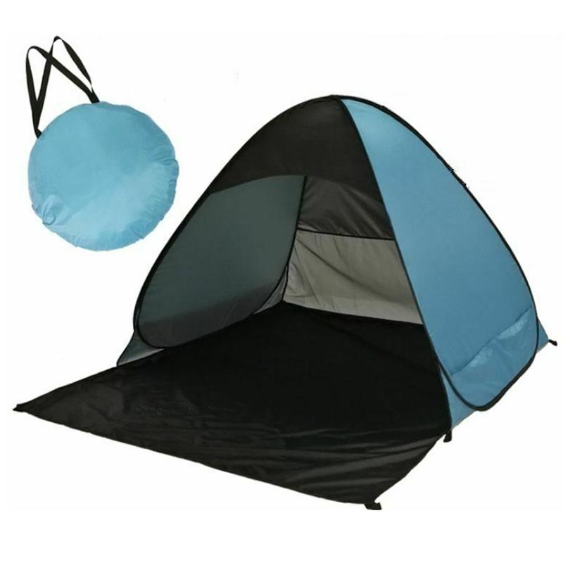 Automatische Pop-Up-Zelte, Sonnenschutz, Strandzelt, UV-Sonnenschutz, leichte Strand-Sonnenschutz-Strandzelte für Outdoor-Wanderreisen