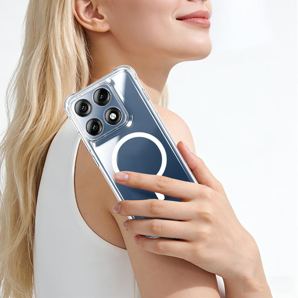 For Moto Edge 70 Pro 5G Phone Case IMAK Shock-resistant Soft Magnetic Case