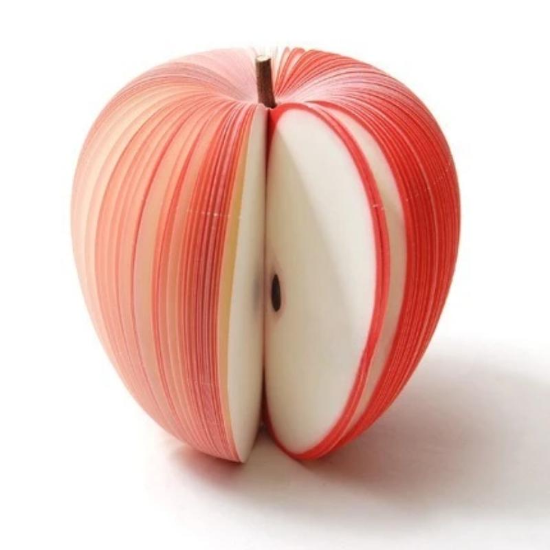 Милые стикеры, креативные блокноты для заметок в форме фруктов, наклейки на стену, бумажные блокноты в форме 3D фруктов, декор для стола, блокноты для записей