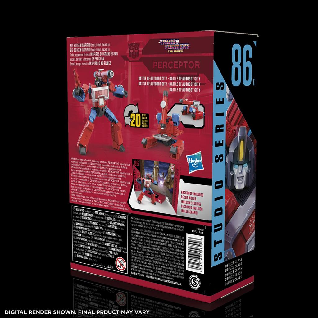 Transformers Toys Studio Series Deluxe Class The Movie Perceptor Action Figure Ages 8 and 86-11 - Up, 4.5-inch