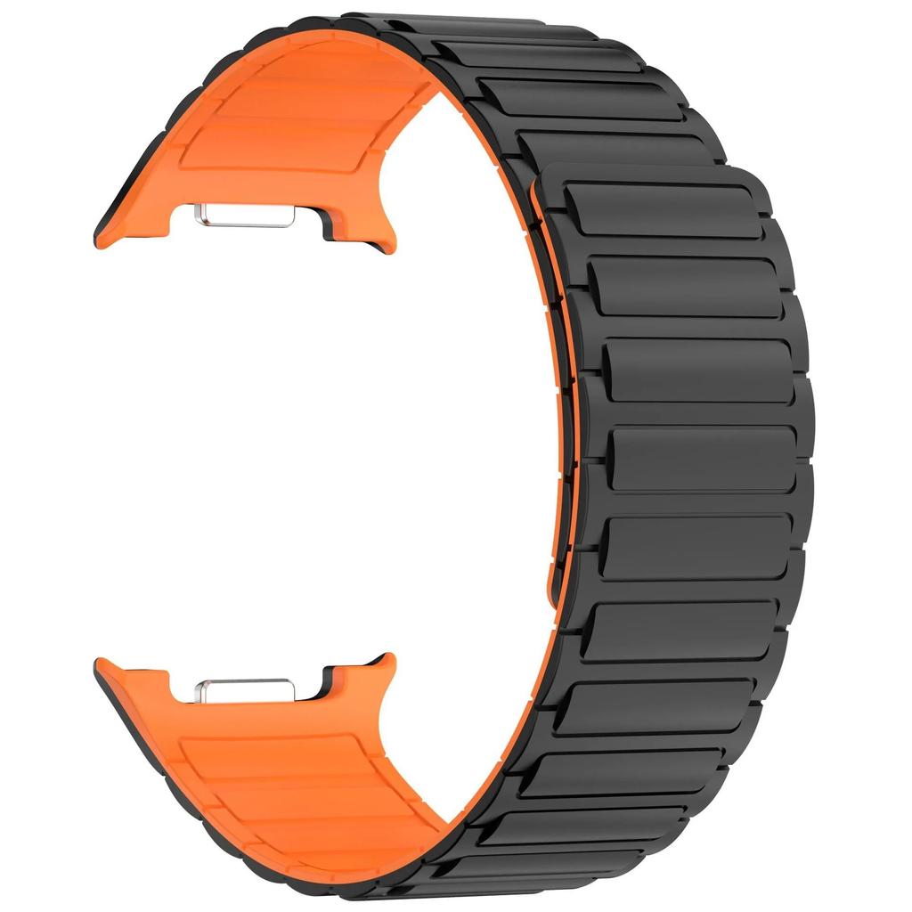 Sports Silicone Strap for Samsung Galaxy Watch 8 40mm 44mm Magnetic Replacement Band for Galaxy Watch 8 Classic 46mm Watchband