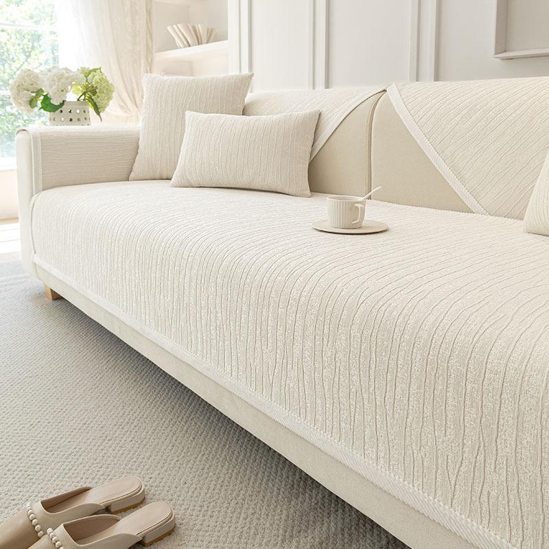 Sofa Cushion Universal In All Seasons New Mat Seat Cushion Non-Slip Leather Sofa Cover Light Luxury High-End Cover
