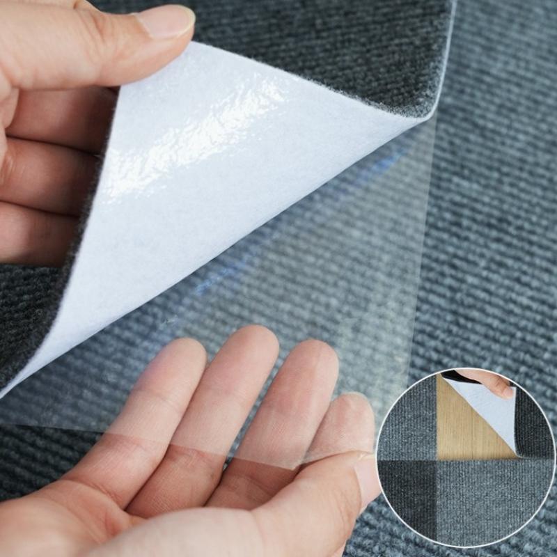 10Pcs Self-Adhesive DIY Modern Carpet 30x30CM Cuttable Fully Spread Floor Mat Rug Carpet Squares for Bedrooms Office Indoor