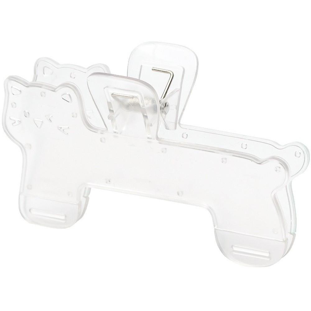 Cute Cat Fixed Book Clips Reading Aid Bookmark Portable Plastic Book Clip  Office