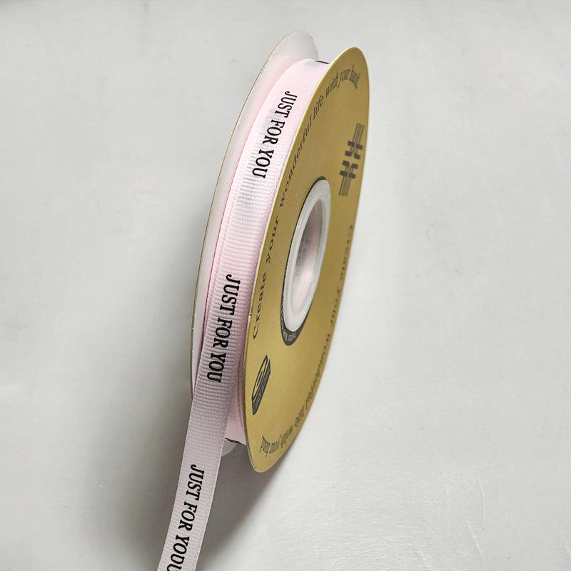 1cm Floral English Thread Ribbon for Gift Box & Cake Bouquet DIY