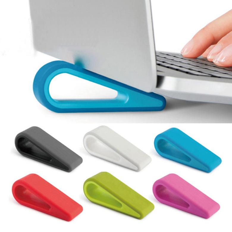 Adjustable Laptop Stand with Cooling Base фуксия