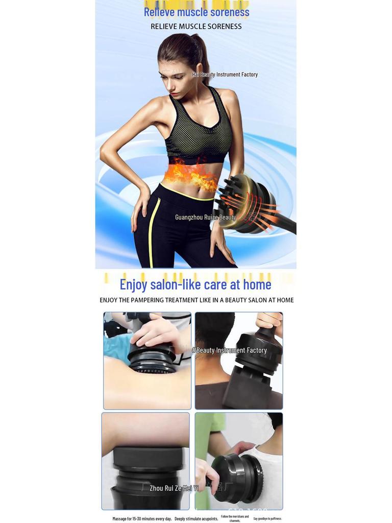 Cross-platform G5 Fat-Shaking Massager: Shaftless High-Frequency Vibration for Body Sculpting and Beauty Salons