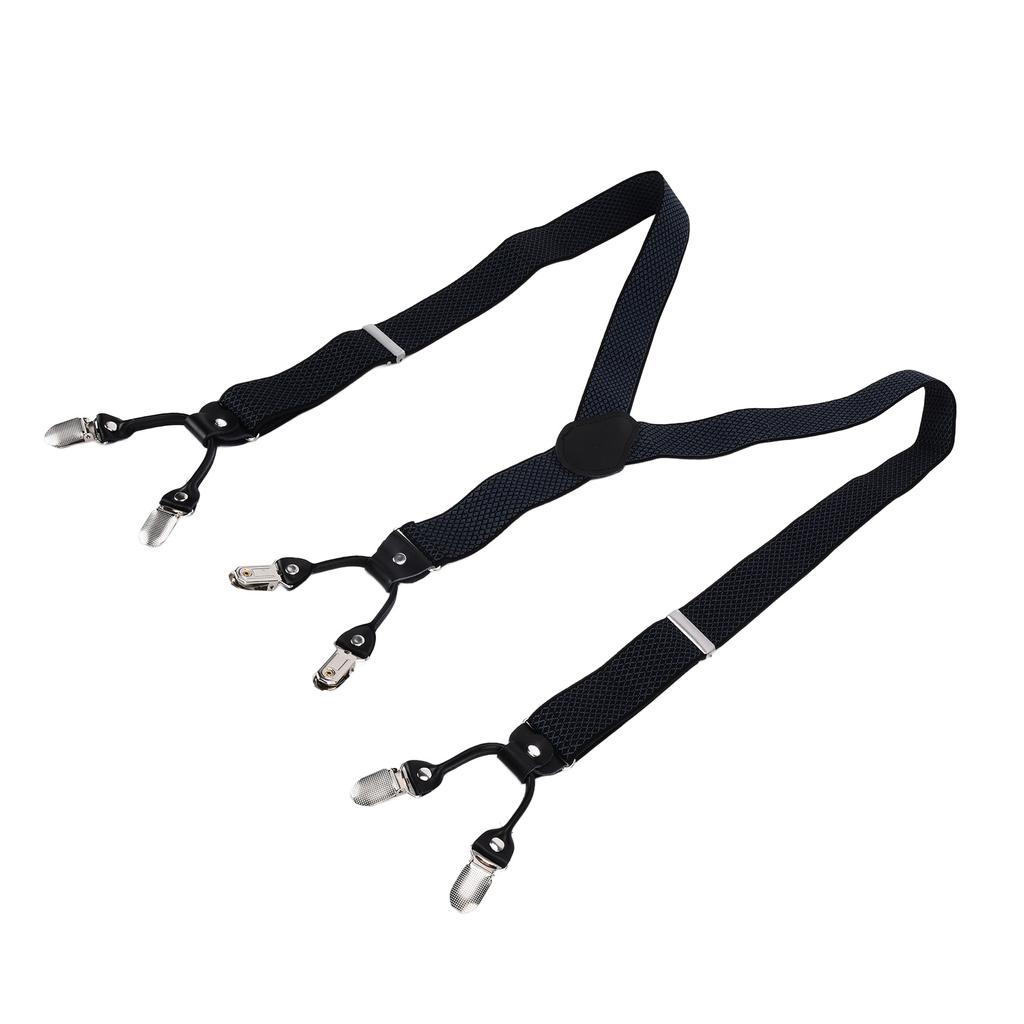 Mens Suspenders Strong Fixability Adjustable Beautiful Practical Fashionable Metal Clip Wide