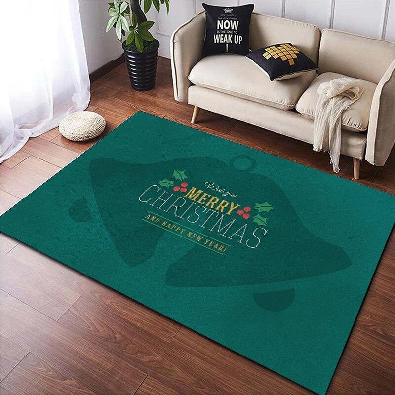 Christmas New Year Gift HD Printing Area Carpet, Living Room Sofa Decorative Carpet, Anti-skid Mat, Alfombras Direct Shipment