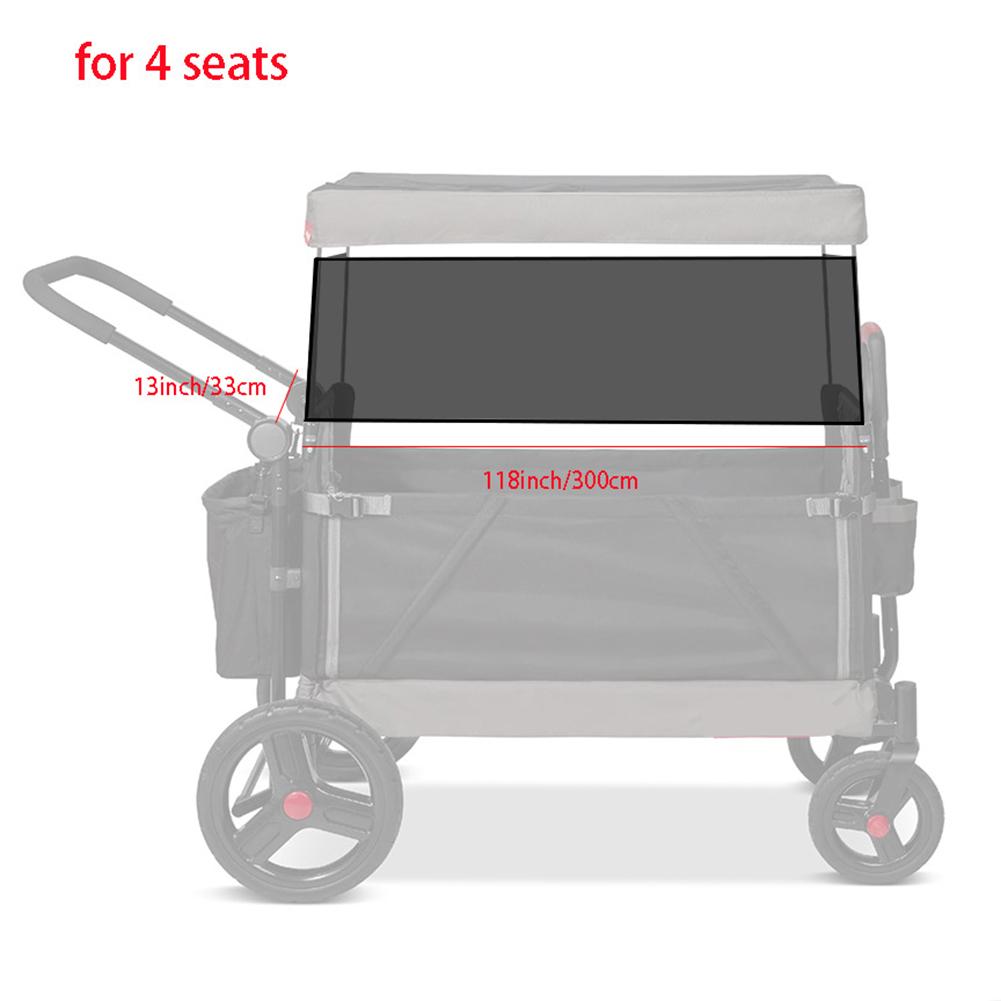 Wonderfold W4 W2 Bērnu ratiņu-ratusiņu saulessargs-tīkls