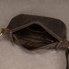 Real Leather Wait Bag Summer Outdoor Walking Bag Portable Waist Packs Crazy horse leather male fanny pack sling bag chest bag