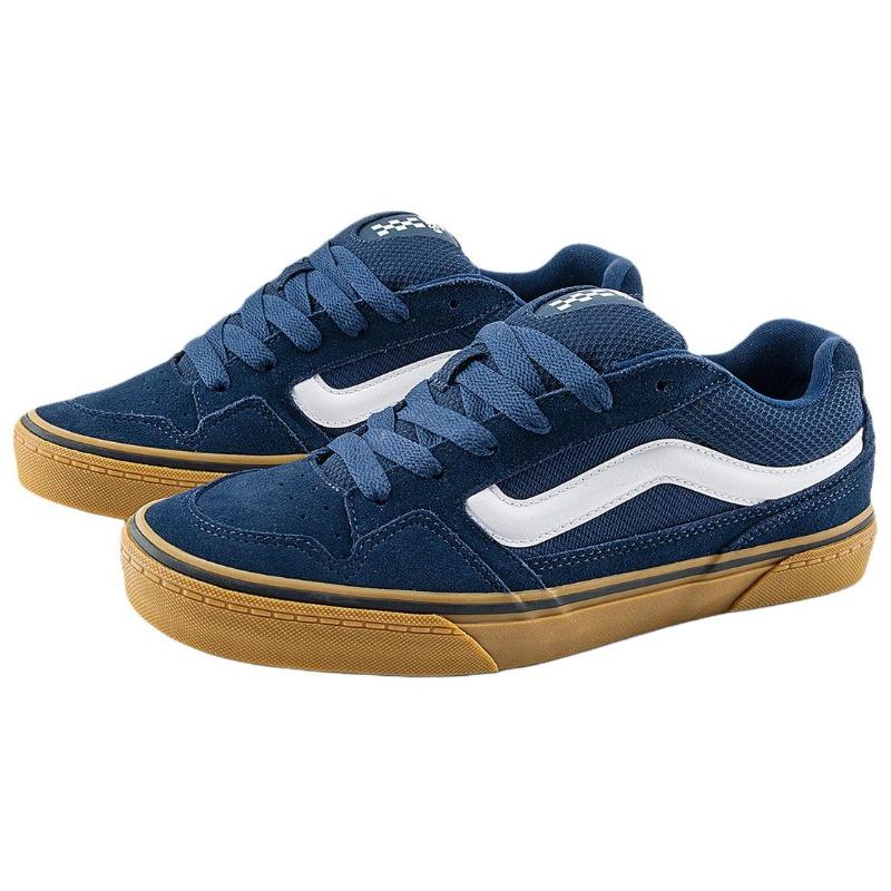 Vans Caldrone Men's Low Top Skate Shoes Dark Blue Classic Comfortable Versatile Retro Chunky VN000CXZFS1