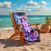 1PC Custom Name Kpop Girl Group Stars Beach Towel Highly Absorbent And Sand-Resistant Towel for Swimming, Pool, Yoga, And Travel Lightweight