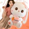 Pattern Carrot Loving Heart Rabbit Plush Toy Animal Stuffed Decoration Doll