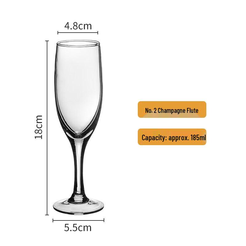 Lead-free Crystal Glass Champagne Flute
