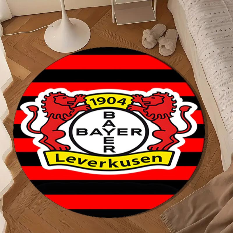 1PC rug Bayer Football Club Round mat Home Decor, Chair rug For livingroom,Bedroom, doormat home decor Birthday Gift Christmas Gifts