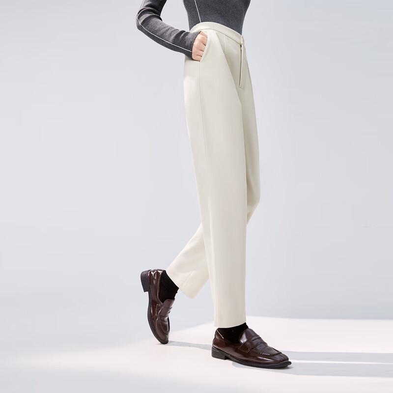 Autumn Water Yi Ren Women's Stylish Tapered Cropped Casual Pants
