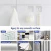 40/1pcs Strong Adhesive Nails Wall Hooks Transparent Seamless Waterproof Kitchen Bathroom Screw Hook Sticker Nail Holder Hanger