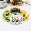 36pcs Handmade Gerbera Fashion Home Garden Bride Diy Wreath Material Wedding Banquet Decoration Artificial Flower Scissors Crown