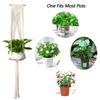 Bohemian hand-woven plant hanging basket holder, indoor and outdoor hanging plant stand, 6 different size plant hanging baskets