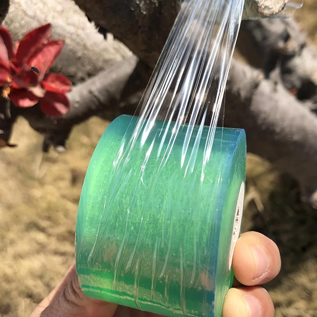 Lipni PE skiepijimo juosta plėvelė ištempiama sodo medžių augalai sodinukai vynmedis pomidorų skiepijimo priedai