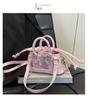 Bag Women's Delicate Crocodile Pattern Mini Handbag Niche Design Vegetable Basket Women's One Shoulder Crossbody Bag