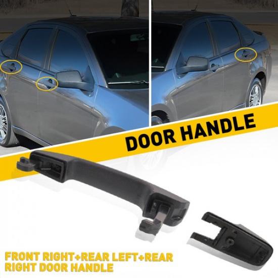 RH Passenger Side Outside Exterior Door Handle Primed For 2008-2011 Ford Focus
