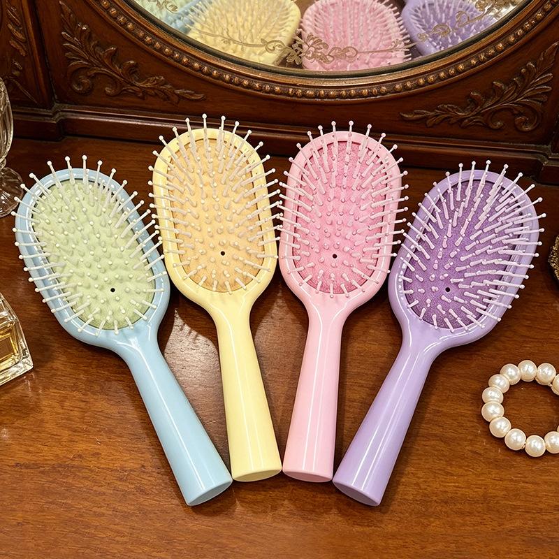 Air Cushion Comb for Massaging Women's Long Hair. The Hair Cushion Comb Is A Cute and Small Comb Designed for Massaging Hair.