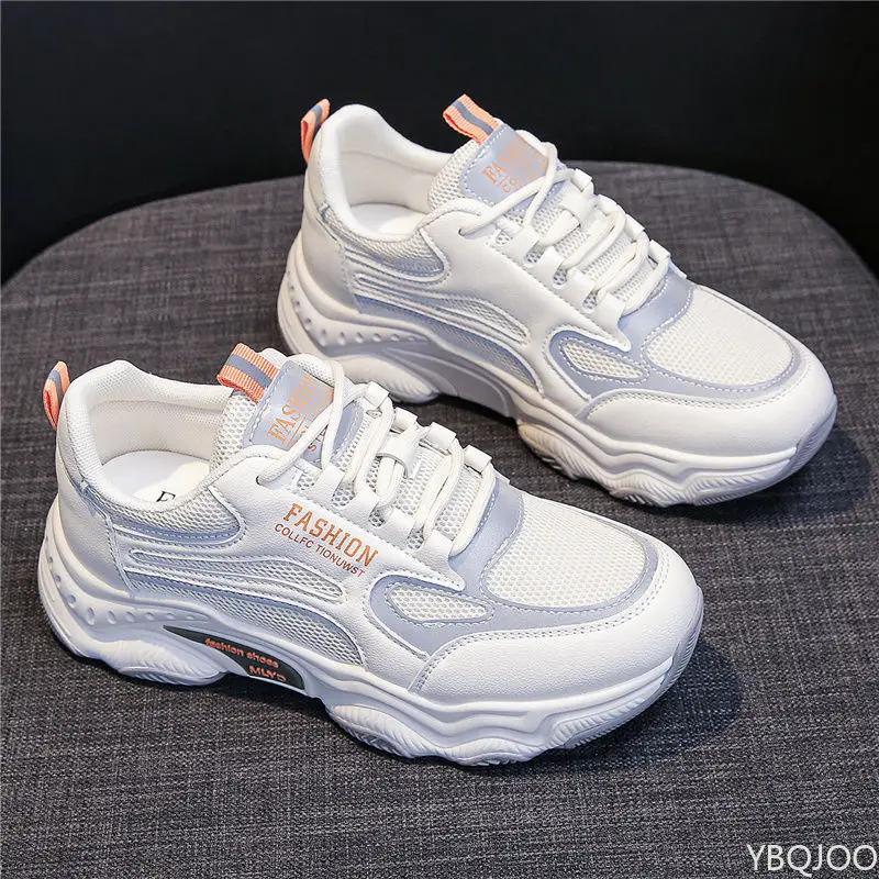 Fashion Ladies New dad Shoes Casual breathable versatile shoe Comfort soft soled running Sneakers Fashion Women's mesh shoes Zapatos