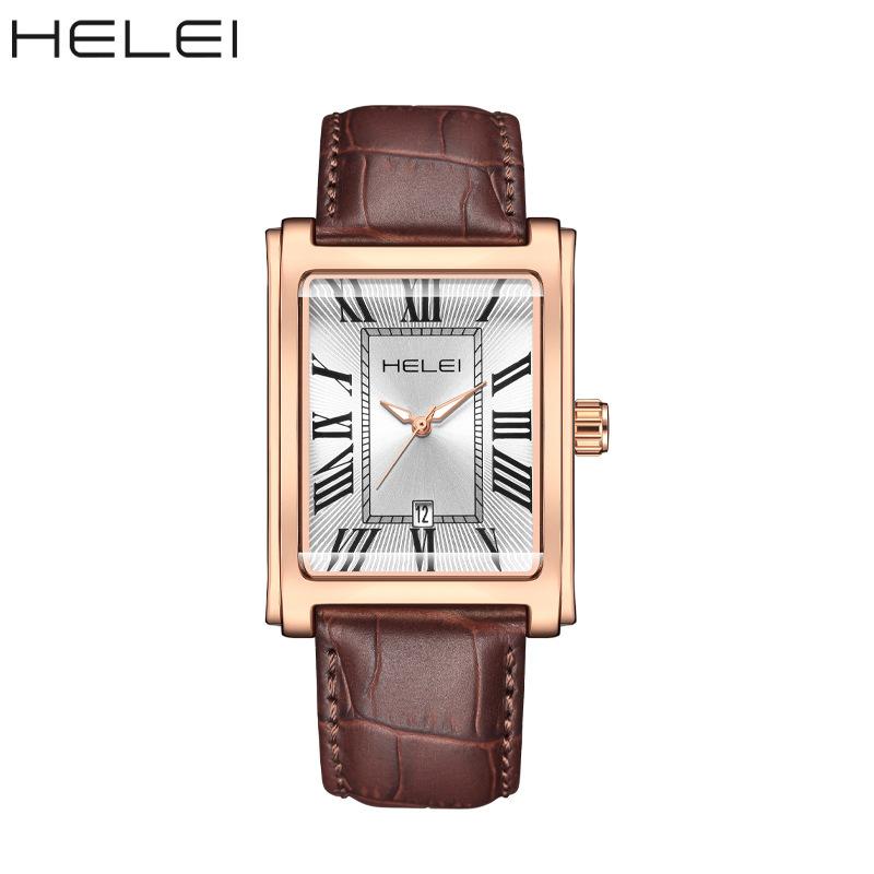 Hot Original Men's Casual Quartz Watch Ancient Roman Numeral Dial Waterproof Luminous Watch