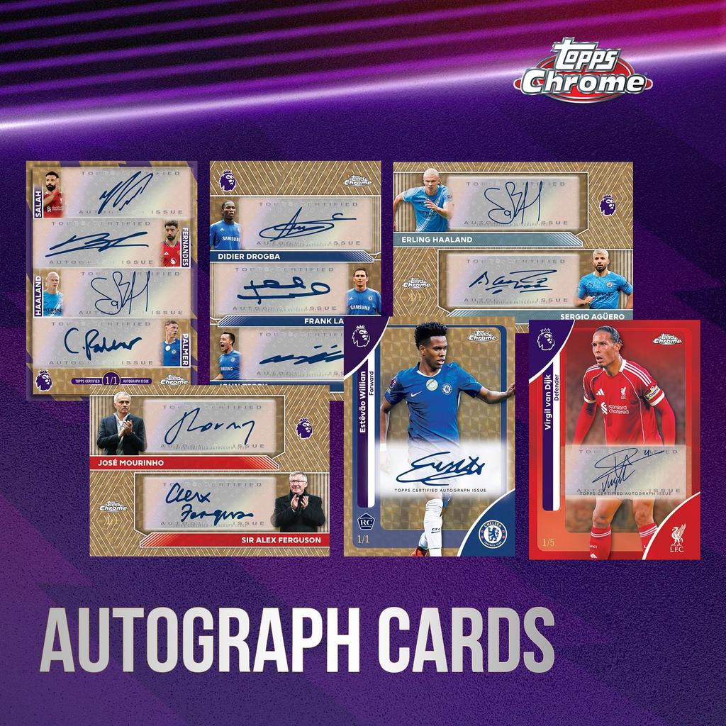 Topps Premier League Soccer Chrome 2026 Value Box