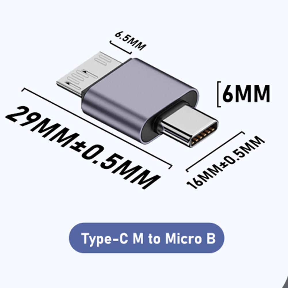 USB C To Micro B USB 3.0 Adapter Type C Female To Micro B Male Fast Charge USB Micro 3.0 To Type C Super Speed for Laptop HDD