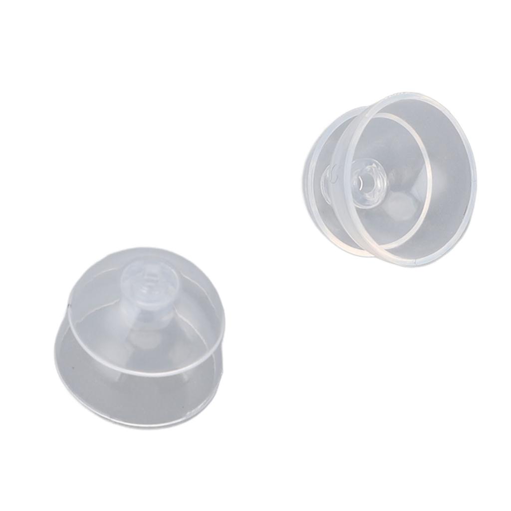 20 Pcs Sound Aid Dome 12mm Transparent Double Layer Closed Sound Aid Tips with Vent Cleaner and Cleaning Brush
