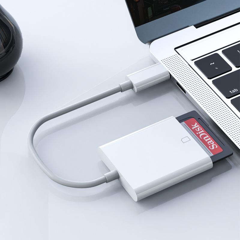 Type-C SD Camera Card Mobile Phone Computer Dedicated Card Reader TF Memory High-Speed Adapter Cable External Factory Direct