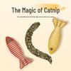 8-Pack Silent Linen Fish Cat Teaser Toys