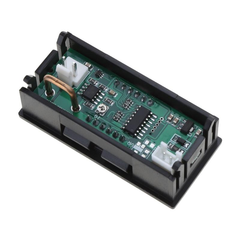 High Digital Ammeter Current Tester for DC 0-9.999A(10A) 4-30V 4 Digit Amp Meter 0.56" LED Red Display Panel