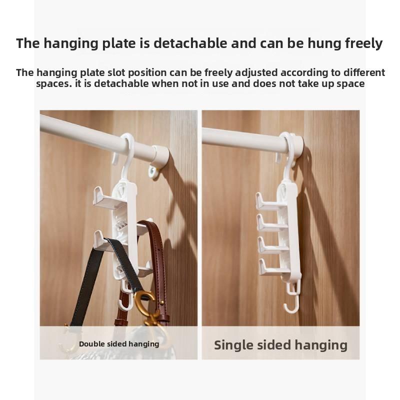 Rotatable Hook Simple For Hanging Clothing And Accessories In Modern Home Closet