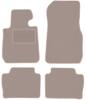 Dywaniki welurowe w kolorze beżowym: BMW Seria 3 G20 sedan (2018-)