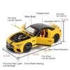 1:22 300SL SL63 Model Toy Super Car Light Sound Pull Back Doors Opened Shock Absorption Sports Cars Models Ornaments Gifts