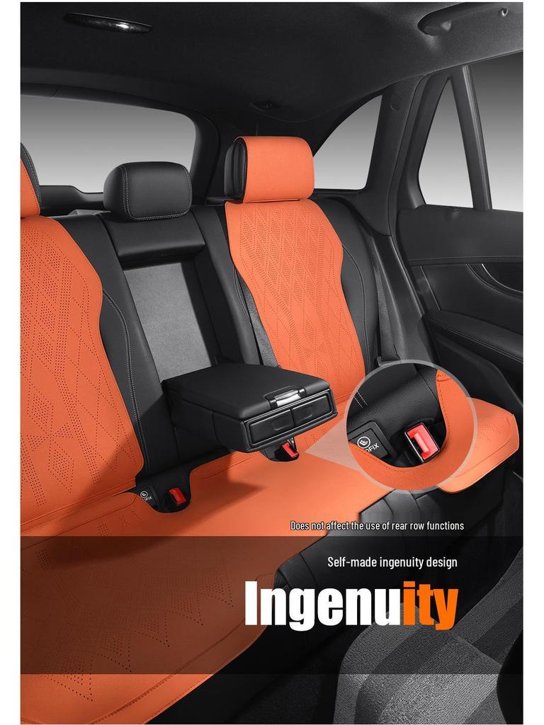 Universal Suede Car Seat Cushion for Four Seasons - Fit for Corolla, Bora, Lavida (Five-Seat, Half-Wrap Style)