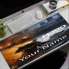 Custom Name Metro Theme Mouse Pad, Non Slip Rubber Base, Multifunctional Office & Home Decor, Perfect for Workspace Personalization.