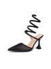 Women's Pointed-toe Strappy High Heels, Trendy and Fashionable Design, Rhinestone High Heels