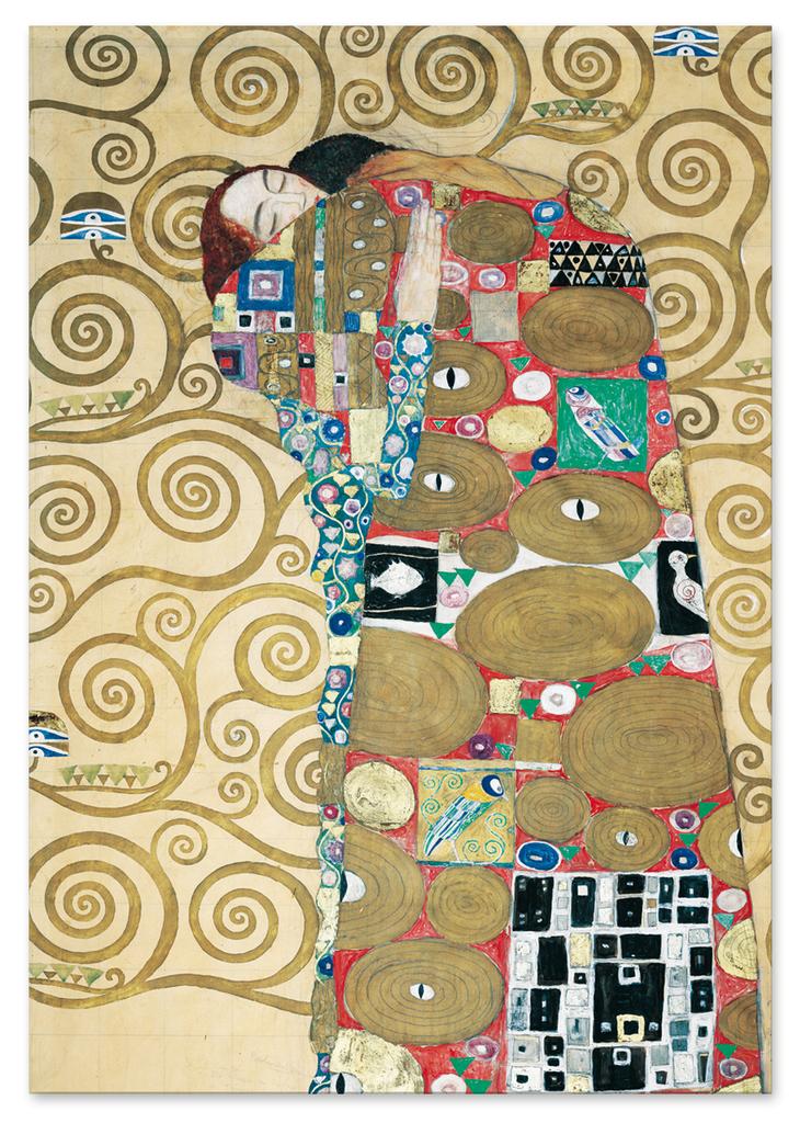 Canvas Painting Gustav Klimt Abstraction Fulfillment
