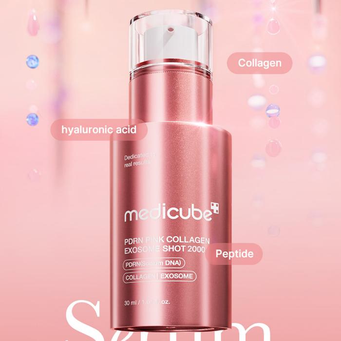 Medicube PDRN Colágeno Rosa Exossomo Shot 2000 30ml