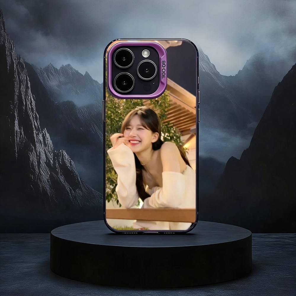 

Chinese actress lusi Rosy Zhao Phone Case For iPhone17,16,15,14,13,12,11 Plus,Pro Max Black Candy silver phone case iPhone17