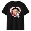 Unisexs TShirt Bettys Boop TShirts Fashion Beach Tee Shirt YK Casual Cotton Clothes Birthday Present